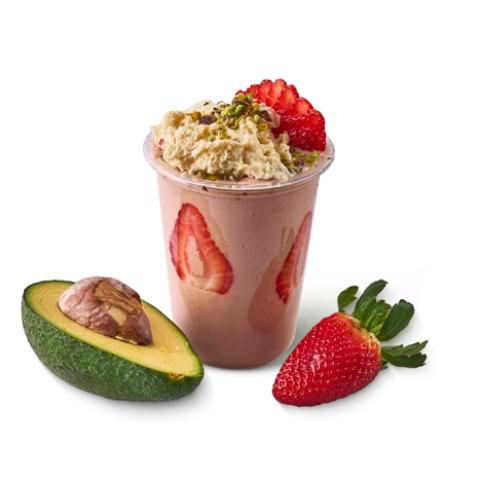 خلطة الافوكادو والفراولة