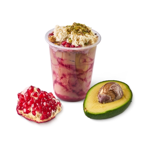 خلطة الافوكادو والرمان