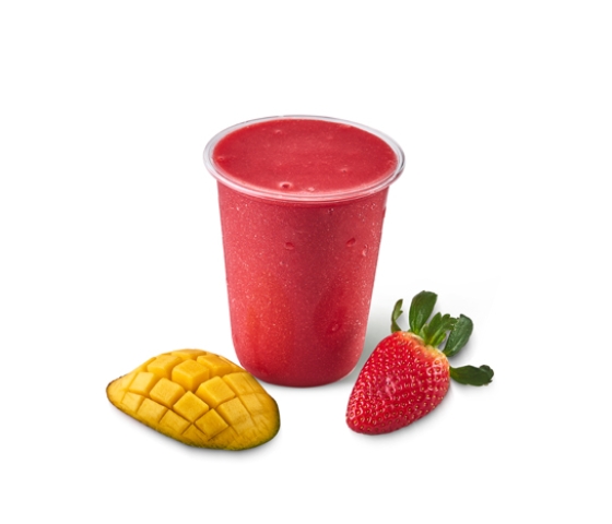 خلطة الفراولة مع المانجا