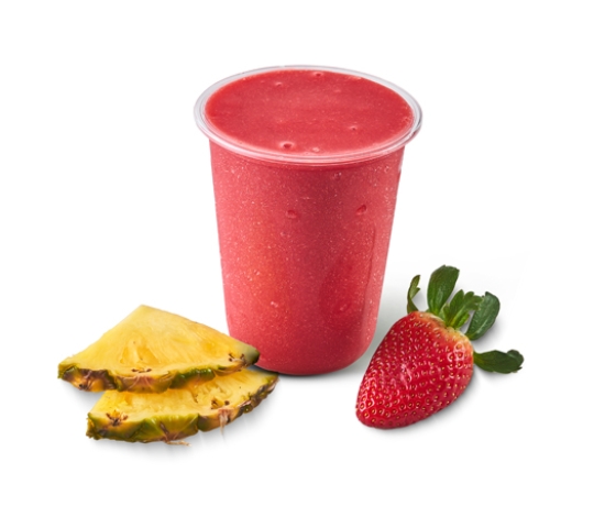 خلطة الفراولة مع الأناناس