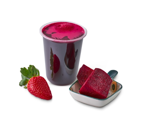 عصير الشمندر والفراولة من ليتشي فروت