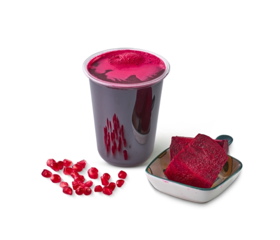 عصير الشمندر والرمان من ليتشي فروت